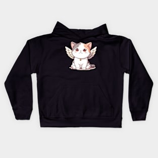 Cute Kawaii Cat Angel Kids Hoodie